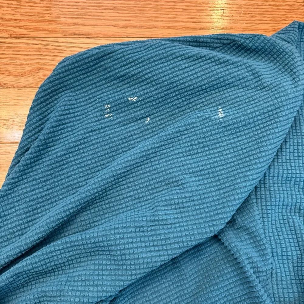 Easy -Going Teal Stretch Sofa Cover.